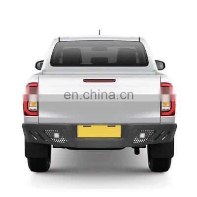 Dongsui Durable 4wd 4x4 Steel Rear Bull Bar Bumper Guard for Toyota Hilux Revo 2018