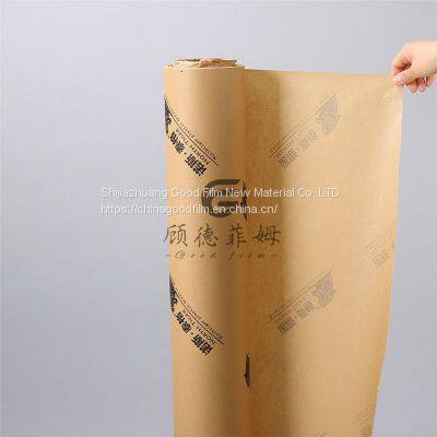 Custom Printed 50g Brown Acrylic Sheet Protective Kraft Paper Roll        Acrylic Sheets Kraft Protective PaPEr