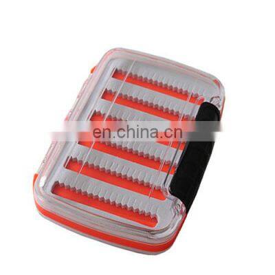 Silicone Foam wholesale fishing plastic waterproof fly box fish lure box