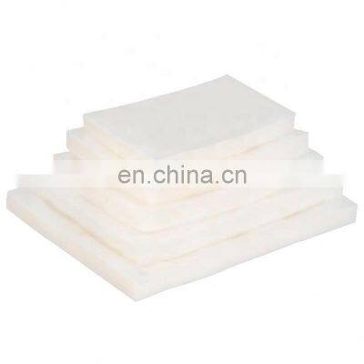 Wholesale plastic food vacuum packaging three side seal bags