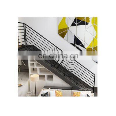 Nordic creative stair handrail duplex luxury guardrail villa fence corridor railings