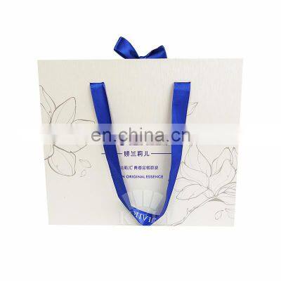Private Label Personal Empty Skin Care Packaging Set With Handle Paper Cosmetic Gift Box