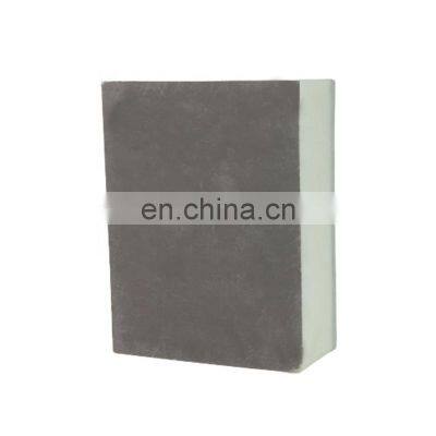 Lightweight Black Double Skin External De Siding Outsite Polyurethane PU Wall Panels Composite Decorative Insulation Sandwich