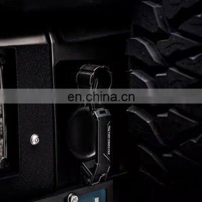 5pcs Aluminium Handle for Jeep Wrangler JK Accessaries 2007+ 4 Doors Black/Sliver From Maiker Offroad