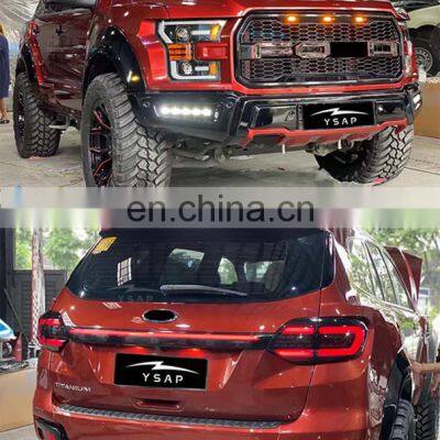 New Design Conversion Body Kit for Everest Convert to F150 Raptor Body Kit