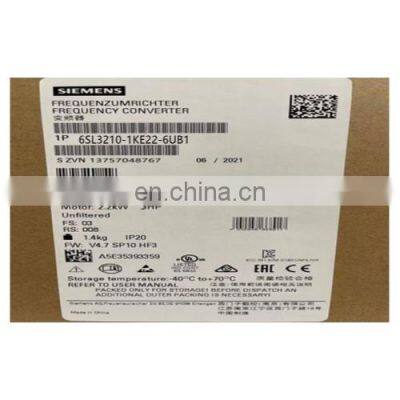 1PCS New Original Siemens 6SL3210-1KE22-6UB1 SINAMICS G120/110 series inverter 3AC 380-480V