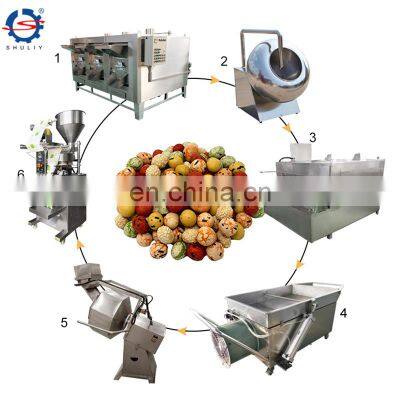 Factory price peanut coating production line coated peanut packing machine