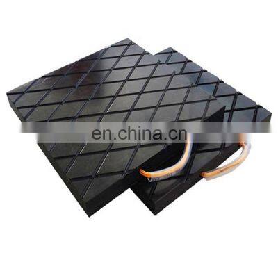 Plastic sheet/hdpe outrigger pads/crane foot protection mats