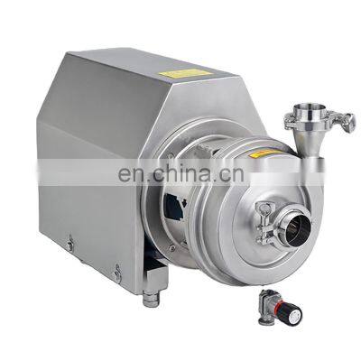 1HP SS high capacity Stainless Centrifugal Water Beverage Pump open impeller For Food Wine