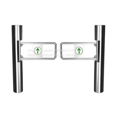 Slim motorized bi-directional access gate/ pedestrian swing turnstile gate/ swing gate security turnstile