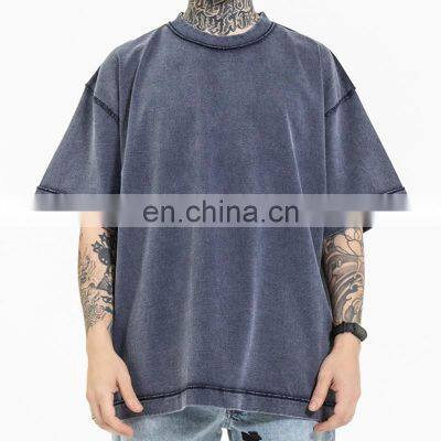 Wholesale High Quality T-shirts for Men Loose Reverse Cut and Sew Custom Pattern Logo Premium Comfortable Fitting OEM ODM