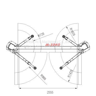 4.5 Ton /Asymmetric One Side Release Floor Clear Vehicle Lift Hydraulic Car Hoist Lift With CE Certificate V-LZL-M-2240 photo-3