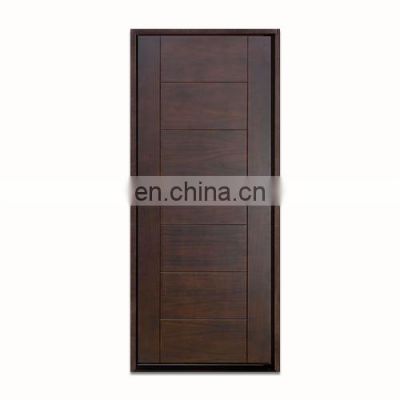 Modern veneer wood door design decorative bedroom prehung solid core interior doors