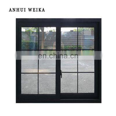 Factory Aluminium thermal break sliding windows aluminum sliding window with wire mesh wholesale