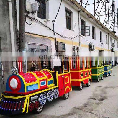 High quality trackless train kids electric train for children amusement