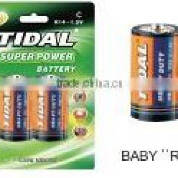 max power R14 1.5V carbon dry battery