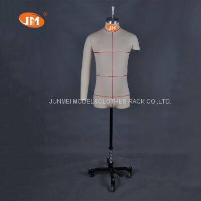 40 Size male fitting mannequin with one long arm tailoring use dress form