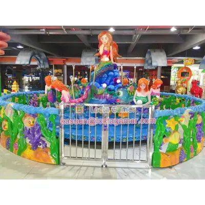 Tai Lok Children's Carousel in Zhongshan, Guangdong Luxury Carousel Carousel Entertainment Equipment Rotary Lift Mermaid Carousel Ocean Theme photo-3
