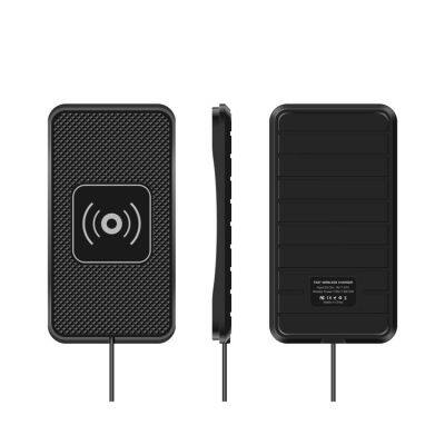 slim portable wireless charger pad mobile phone 15w fast magnetic car wireless charging