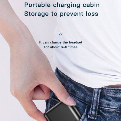 Y10 TWS Wireless Sport Headphone Ear Hook Business Single Waterproof Headset With Mic Charger Power Bank photo-3