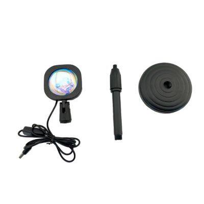 Romantic Rainbow Table Lamp Decoration Sun Rise Sunset Projection Lamp Sunset Light photo-6