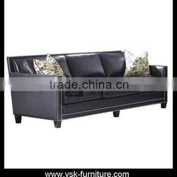 SF-175 Asia Style Leather Settee Sofa