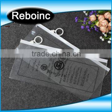 Logo Printed Slider Zipper Clear Pvc Bag for Package Vinyl Transparent Pvc Bag Cosmetic Packing Quality Choice photo-2