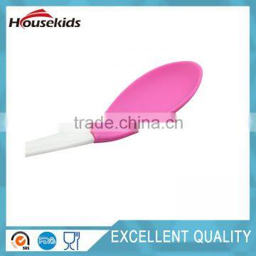 Eco-friendly silicone mixing spoon