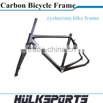 Disc brake Cyclocross bicycle frame Toray T700 Full carbon road bike frame 700C carbon cyclocross bike frame disc brake