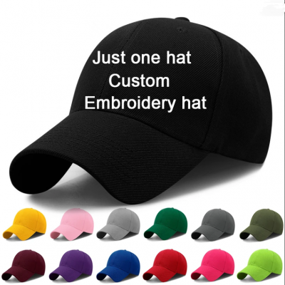 Wholesale Custom Logo Baseball Cap Text Photo Team Embroidery Bone Gorras Diy Casquette Snapback Hat For Men Women Kids