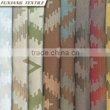 100% Polyester jacquard geometric window curtain fabric