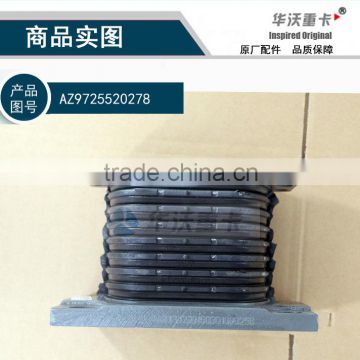 AZ9725520278 Howo spare part truck Rubber bearing/rubber seat