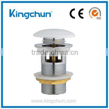 (K80-C)Kingchun Brass Waste And Overflow Shower Drain Brass Basin Waste