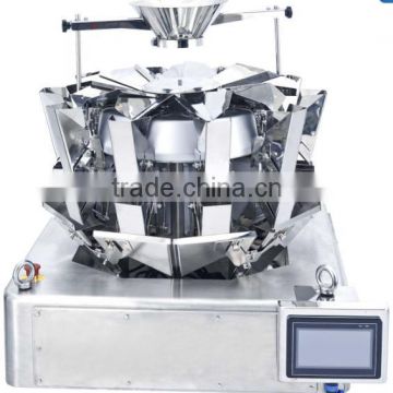 Stainless steel Automatic 10 Head Small Hopper Sugar Multihead Weighing Scale Packing Machine