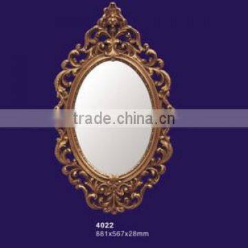 Antique Style Gold Tone Bathroom Furniture Decorative Hinged Wall Mirrors For Home Decor 4022