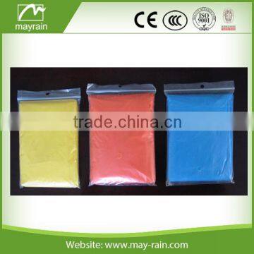 PE Disposable High Quality Rain Poncho With Custom Logo