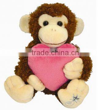 kids toys manufacturers in china toy monkeys for sale valentine day plush monkey