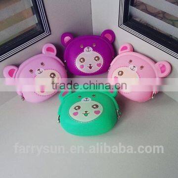 Fashionable Animal Waterproof Rubber Silicon Coin Purse photo-5