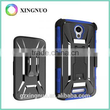 Rugged Armor Holster Case Cover Case for Moto X3 With Kickstand and Locking Belt Swivel Clip photo-5