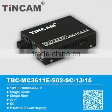 single fiber SC/FC fast Ethernet media converter