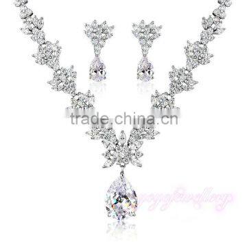 Wholesale women alibaba cubic zirconia jewelry set