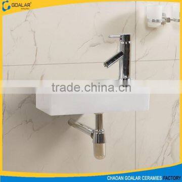 Top Quality Ceramic Washroom Wall hung wash hand basin