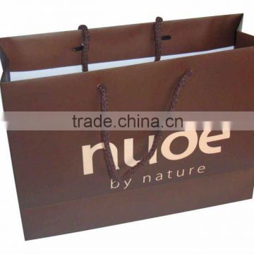 paper material and rope handle style paper bag