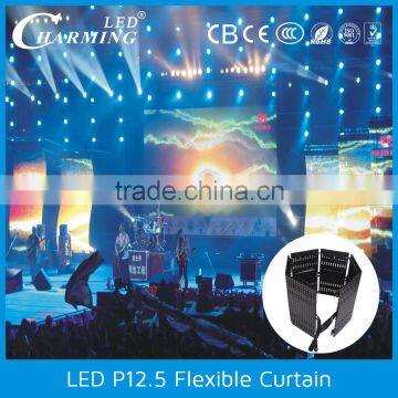Large Flexible LED Curtain Display Flexible LED Screen for Cloth Shows, Events, Entertainments Night Clubs
