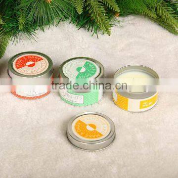 Multi-colored Scented Tin Candles With Metal Lid photo-5
