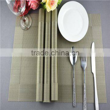 new arrival table decoration PVC mat frame series dark green dining table floor mat 45*30cm