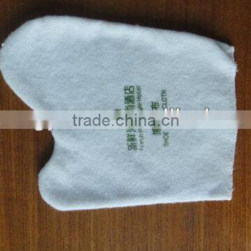 economy hotel disposable shoe shine cloth with 100% cotton