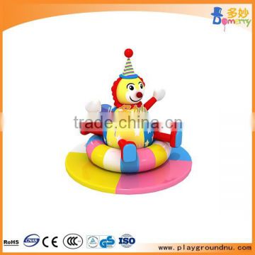 New arrival indoor electronic toys inflatable toys clown turnplate