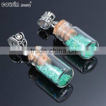 Pendant Necklace Drifting Bottle DZ0128f photo-3