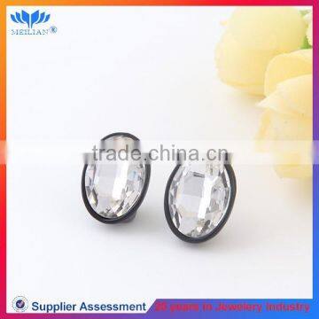 Fashion cheap wholesale crystal stud earrings for women, ladies earring stud